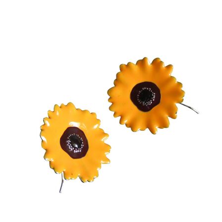 Sunflower Drop Earrings